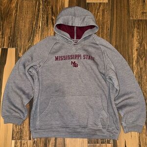 Nike Gray and Maroon Kids Hoodie Size XL YOUTH